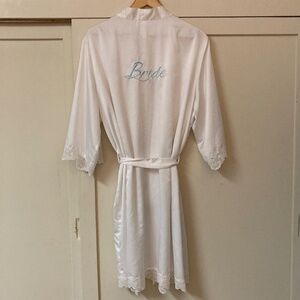 Secret Treasures Satin Bridal Wrap Robe 2XL (18-20)